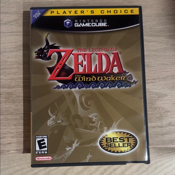 Nintendo GameCube Zelda: Wind Waker - player’s choice edition Black and Gold CIB - Picture 2 of 4
